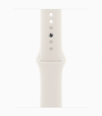 Apple Watch SE Gen 2 2024 GPS 40mm Starlight Aluminum Case with Sport Band Starlight (Спортивный ремешок цвета Сияющая звезда) (M/L, 150–200 mm) MXEG3