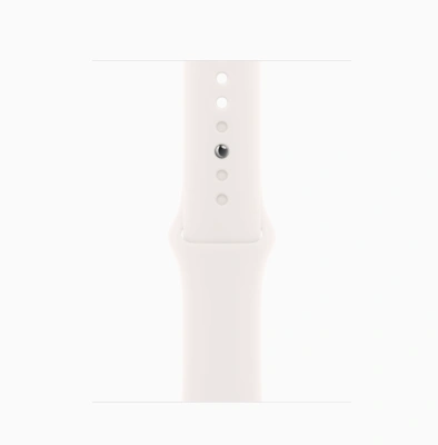 Apple Watch Series 10 GPS 46mm Rose Gold Aluminum Case with Sport Band Light Blush (Спортивный ремешок цвета Светло-румяный) (S/M, 140–190 mm) MWWT3